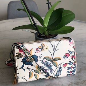 Tory Burch Mini Parker Floral Crossbody Bag